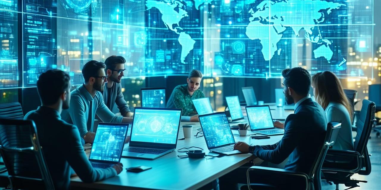 Nowoczesny zespół inżynierów pracujący nad transformacją cyfrową w Warszawskim biurze